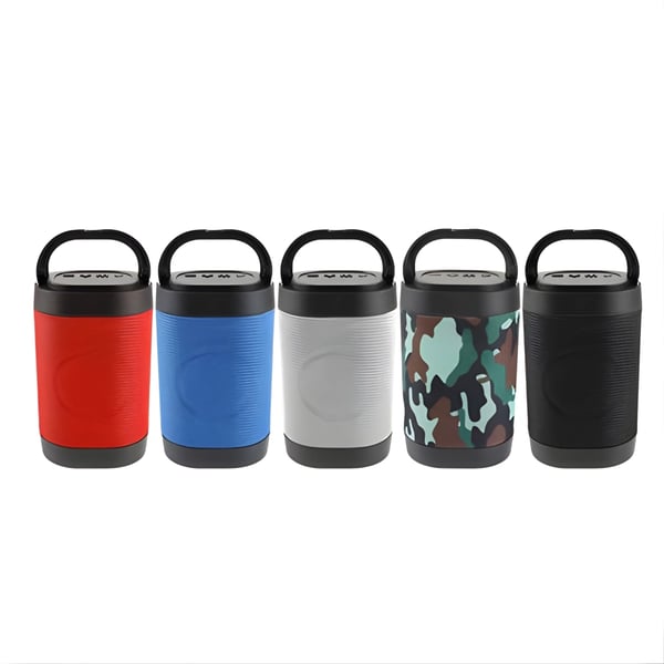 Bluetooth Speaker with Integrated LED Light and Phone Stand