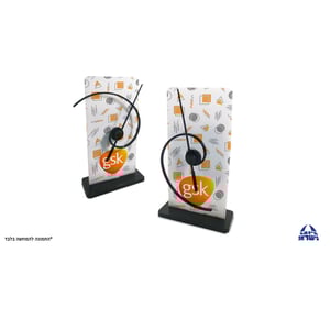 שעון ספירלי מעוצב מפלסטיק