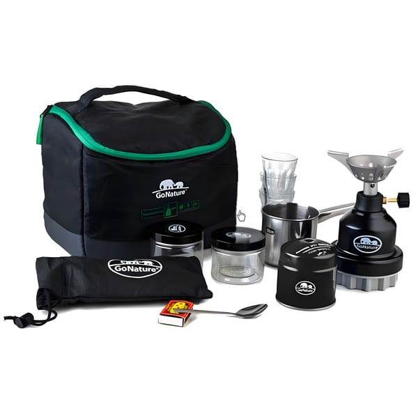 Perfect Travel Coffee Set with Go Nature Tornado Side Bag
