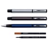 Metallic Triangular Roller Pen with German Refill
