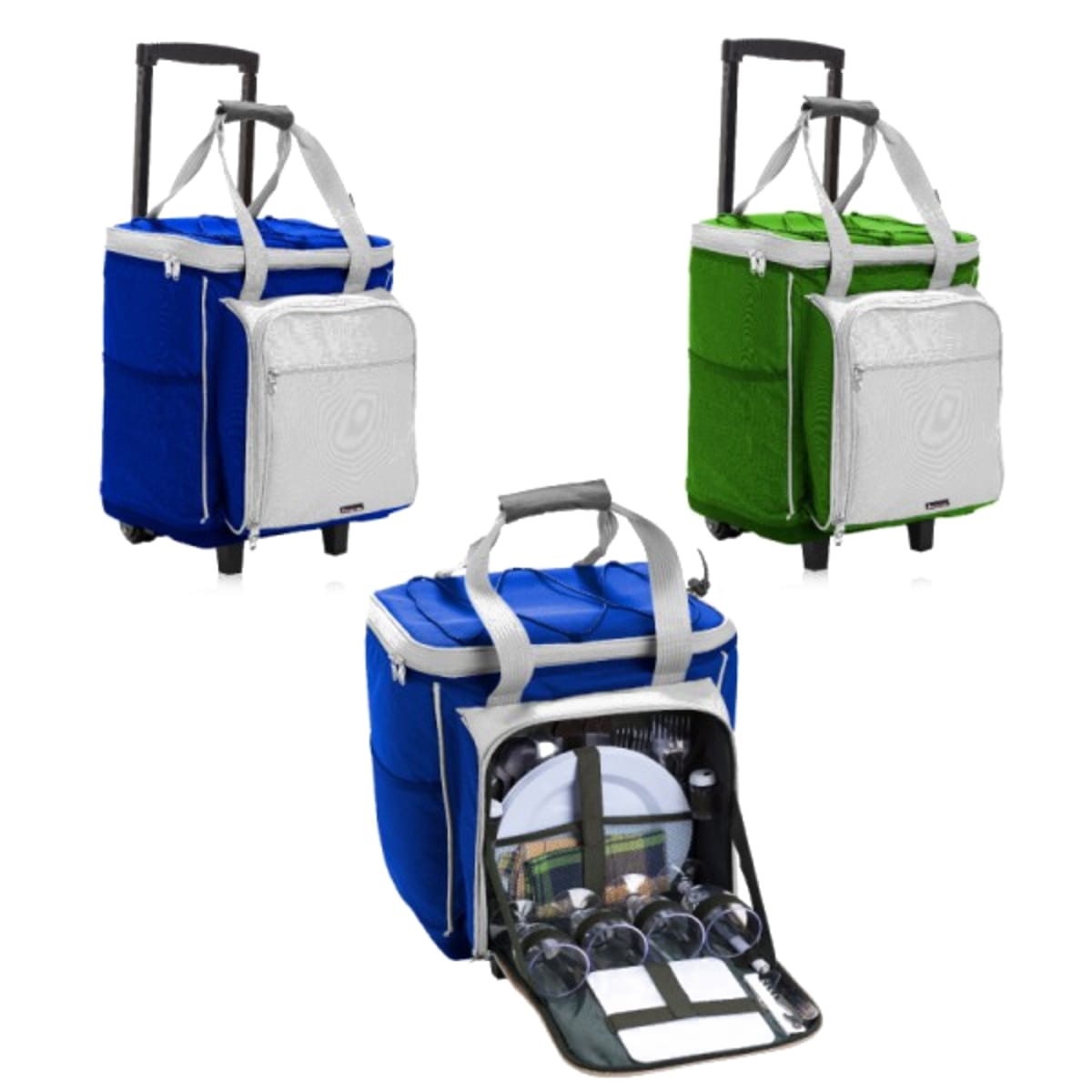 קערת קירור גדולה עם כלי אוכל ל-4 - חוויות טיול בלתי נשכחות