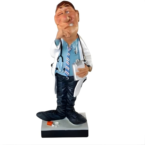Elegant and Large Doctor Sculpture