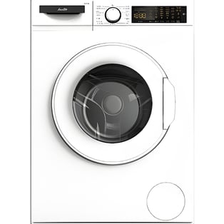 Advanced Digital Washing Machine with Illuminated Display