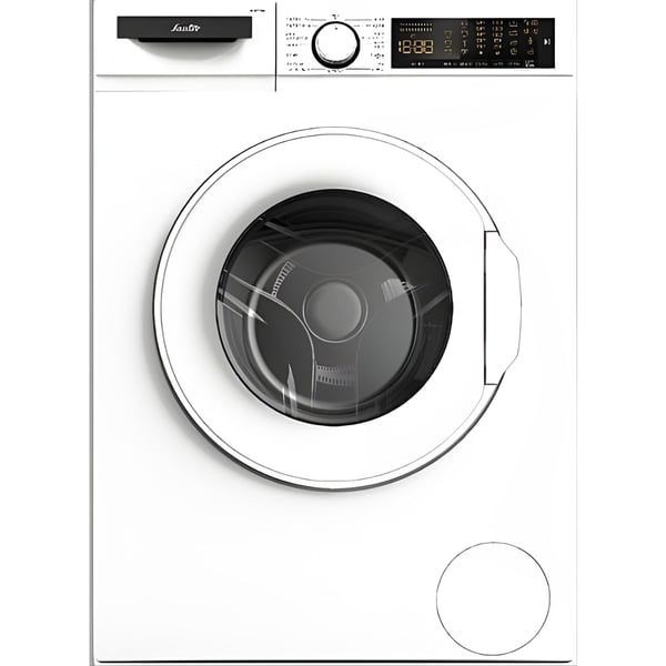 Advanced Digital Washing Machine with Illuminated Display
