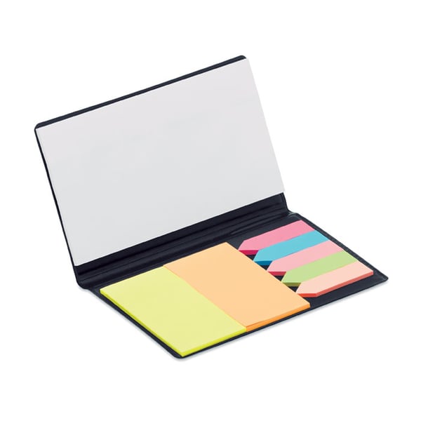 Colorful Notepad and Page Markers Set