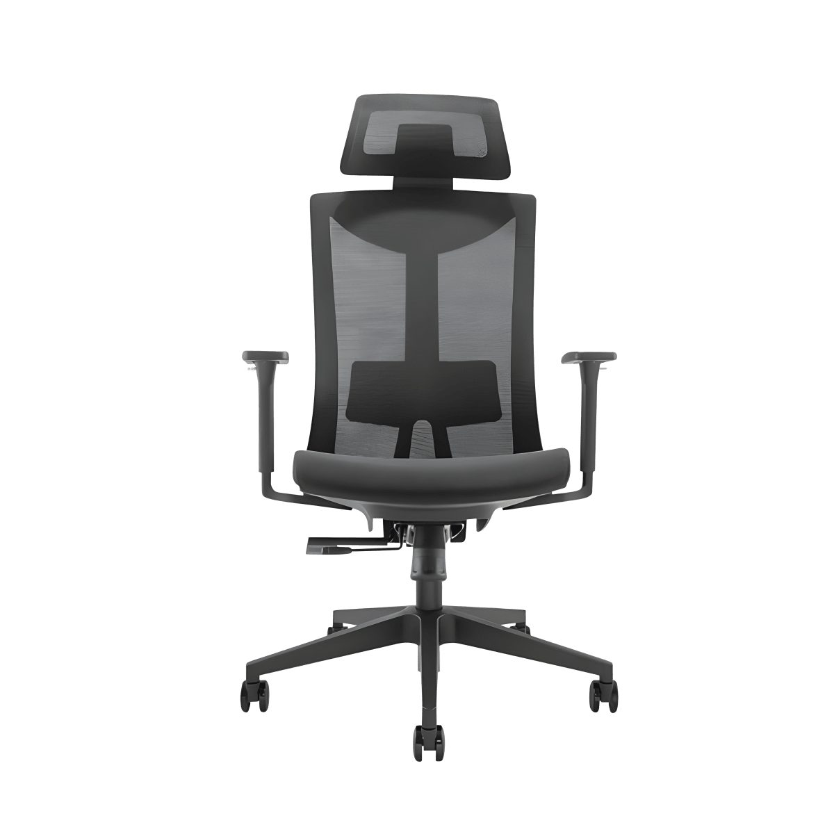 כיסא ארגונומי עם גב רשת שחור של LUMI