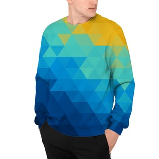 Premium Scuba Fabric Sweatshirt with All-Over Print