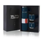 סט תרמוס יוקרתי עם 3 ספלי נירוסטה במארז מתנה