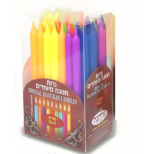 מארז חנוכה "הזוג המושלם" - חנוכייה מעוצבת ונרות חנוכה ממותגים