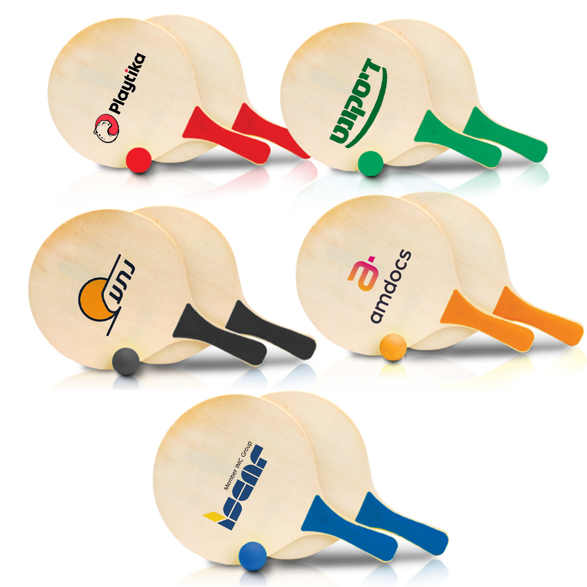 סט מטקות 8 מ"מ עם כדור - מתנה עסקית מושלמת