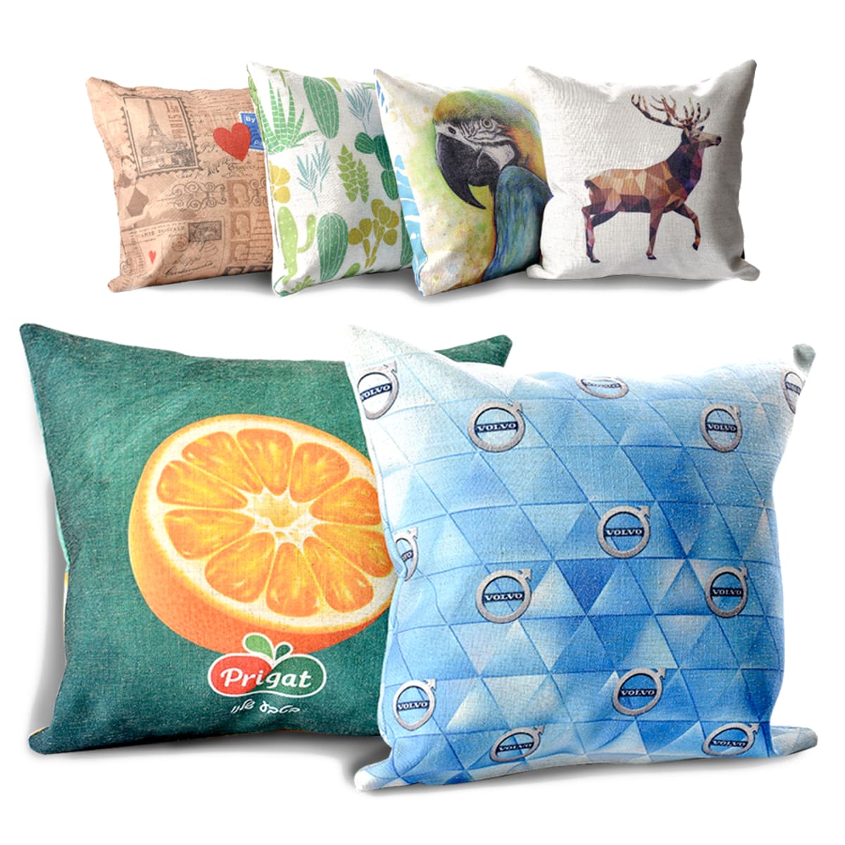 כריות דקורטיביות מבד קנווס - שדרוג לבית