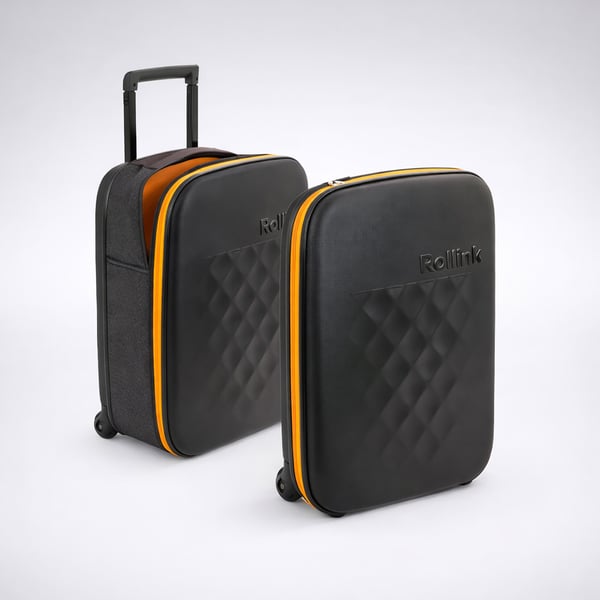Rollink FLEX 21 Ultra-Slim Black Carry-On