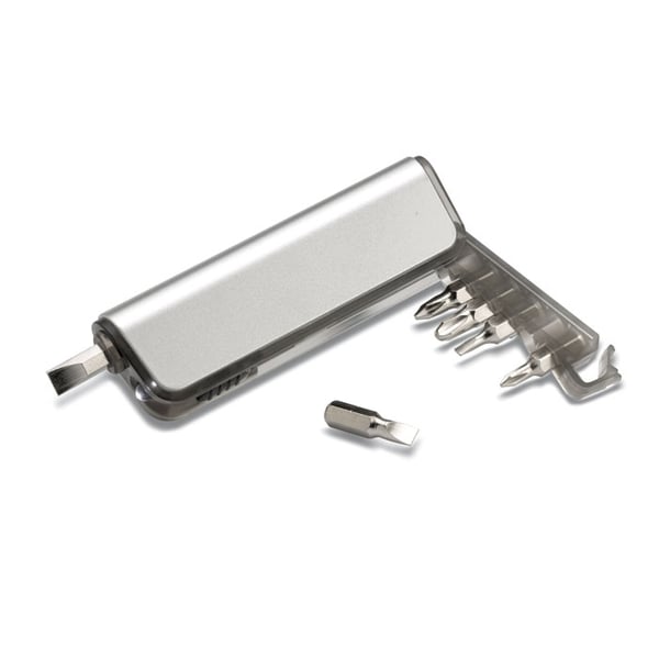 Multi-Tool Holder with Metallic Finish LED Torch