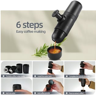 Portable Manual Espresso Machine for Outdoor Adventures