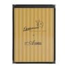 Premium Clear Menu Cover A4 with Faux Leather Binding