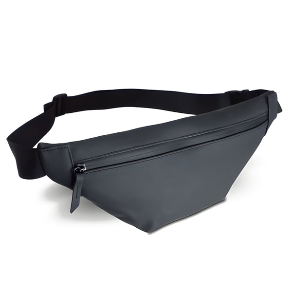 פאוצ' דמוי עור עמיד במים עם רוכסן מותאם