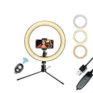 רינג שולחני LED עם תאורה מתכווננת