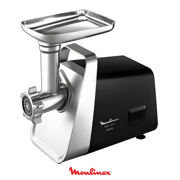 Powerful Moulinex 1600W Electric Meat Grinder - Cook Like a Pro