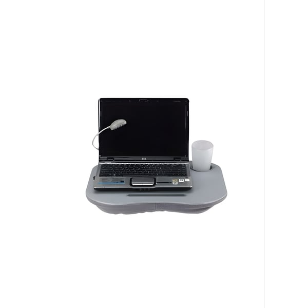 Premium Laptop Tray with Built-In Light and Cushion