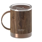 אסובו ספל תרמי עם ציפוי קרמי ומכסה טריטן, 360 מ"ל