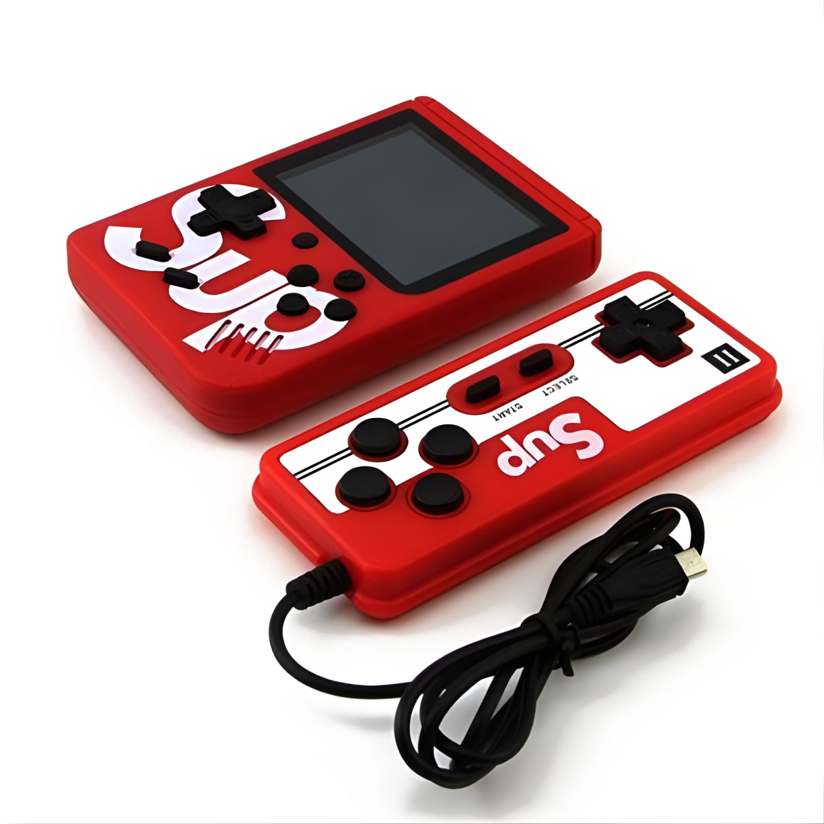 קונסולת משחקים עם 400 משחקי וידאו קלאסיים וחדשניים