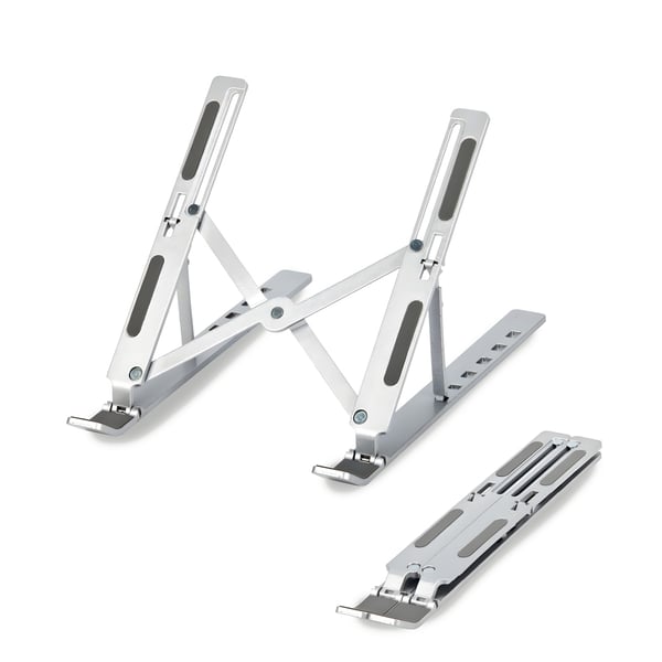 Foldable Metal Stand for Tablet and Laptop - Lightweight and Convenient
