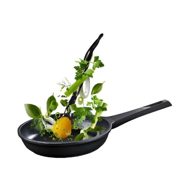 מחבת יציקת אלומיניום לאינדוקציה סדרת פלטיניום 20 ס"מ