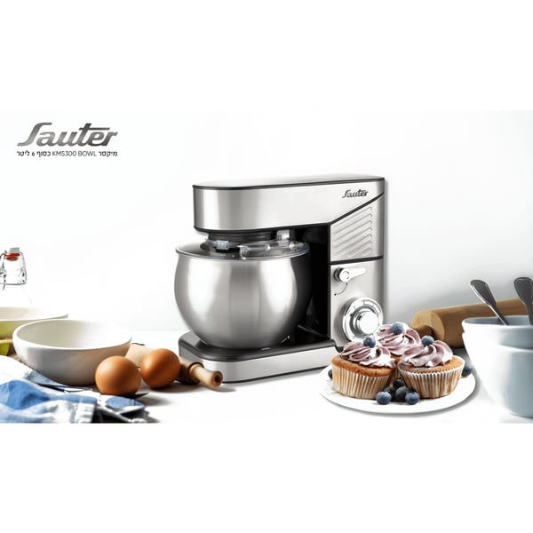 מיקסר מקצועי עם קערת נירוסטה 5 ליטר