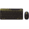 Logitech Wireless Keyboard and Mouse Set in Black-Yellow