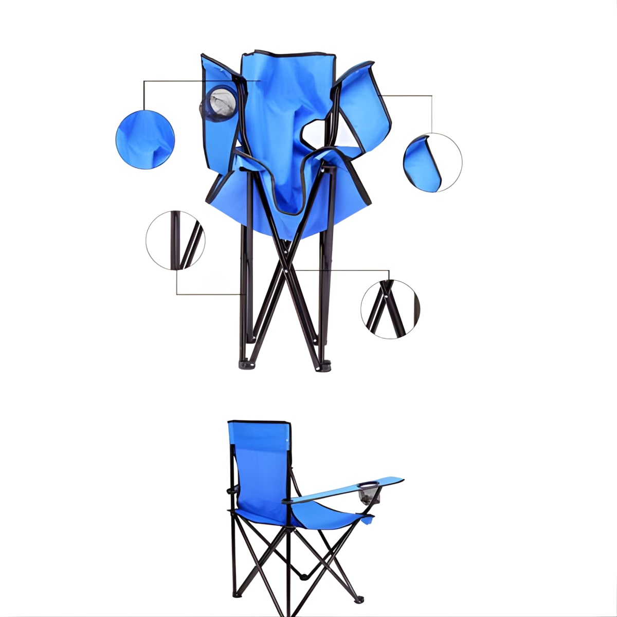 כיסא חוף מתקפל נייד ונוח