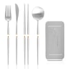 Portable Folding Stainless Steel Cutlery Set by Portalari