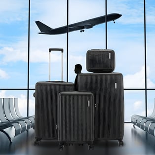 סט מזוודות קשיחות 20+24+28+BC מבית Alpine Swiss