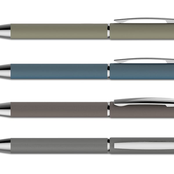 Needle Point Metal Pen with Stone-Like Finish