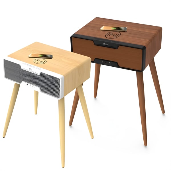 שולחן רמקול מעוצב עם טעינה אלחוטית NOA Sound Box