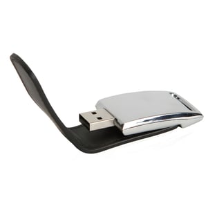 כונן פלאש נייד מתכת ועור מגוון נפחים