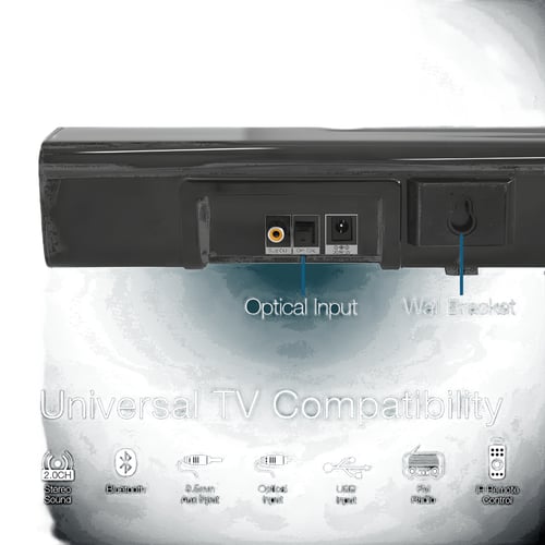 סאונדבר עוצמתי עם בס חזק וחיבור בלוטות'