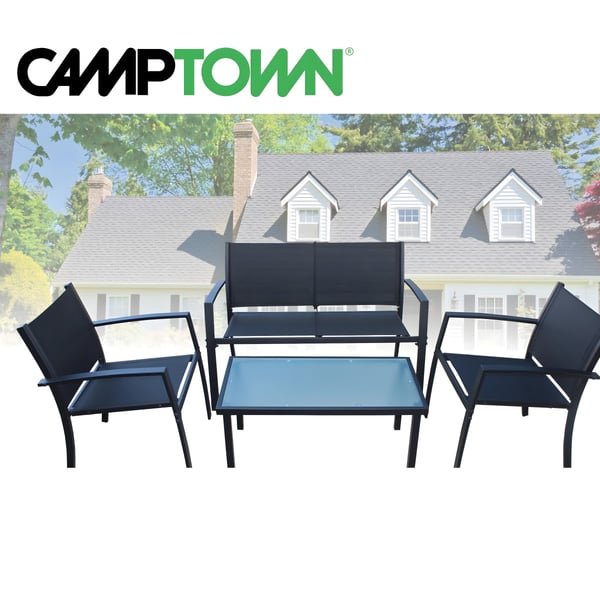 מערכת ישיבה לגינה ולמרפסת - 4 חלקים מבית Camptown