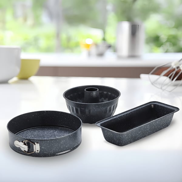 מערכת אפייה מושלמת: סט 3 תבניות אינגליש קייק, קפיץ וקוגלהוף מבית סולתם