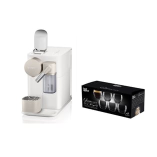 Nespresso Lattissima One Coffee Machine Bundle with Milk Frother and Espresso Cups