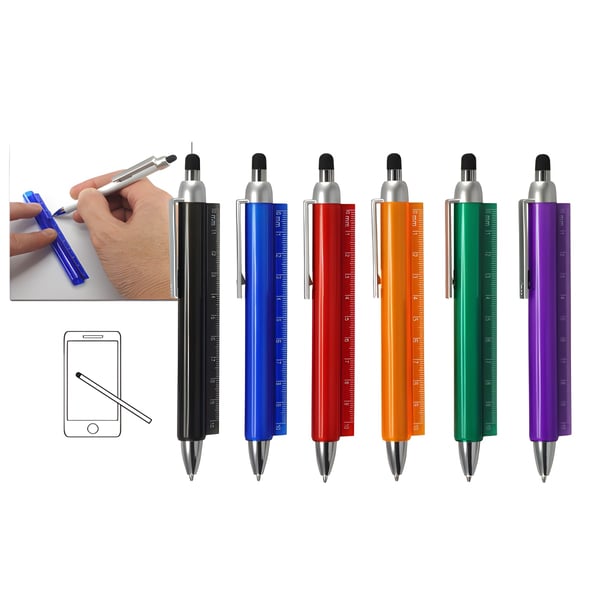 Clear Scale Pen with Touchpad - Click to Extend