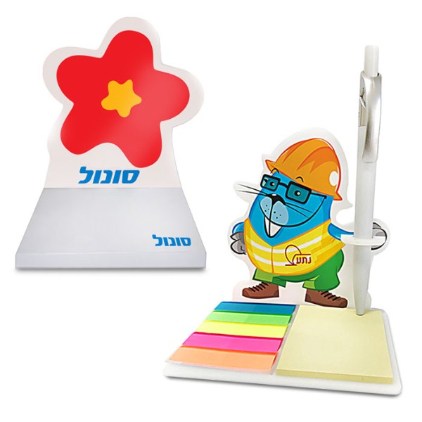 מעמד ממו שולחני בעיצוב אישי - מתנה עסקית המפתיעה