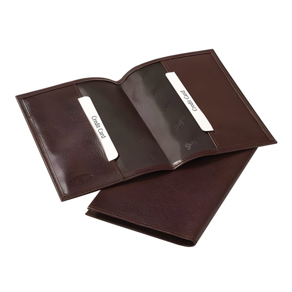 Luxurious Faux Leather Passport Cover in Various Colors