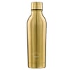 Gold Designer Bottle with Double-Wall Insulation