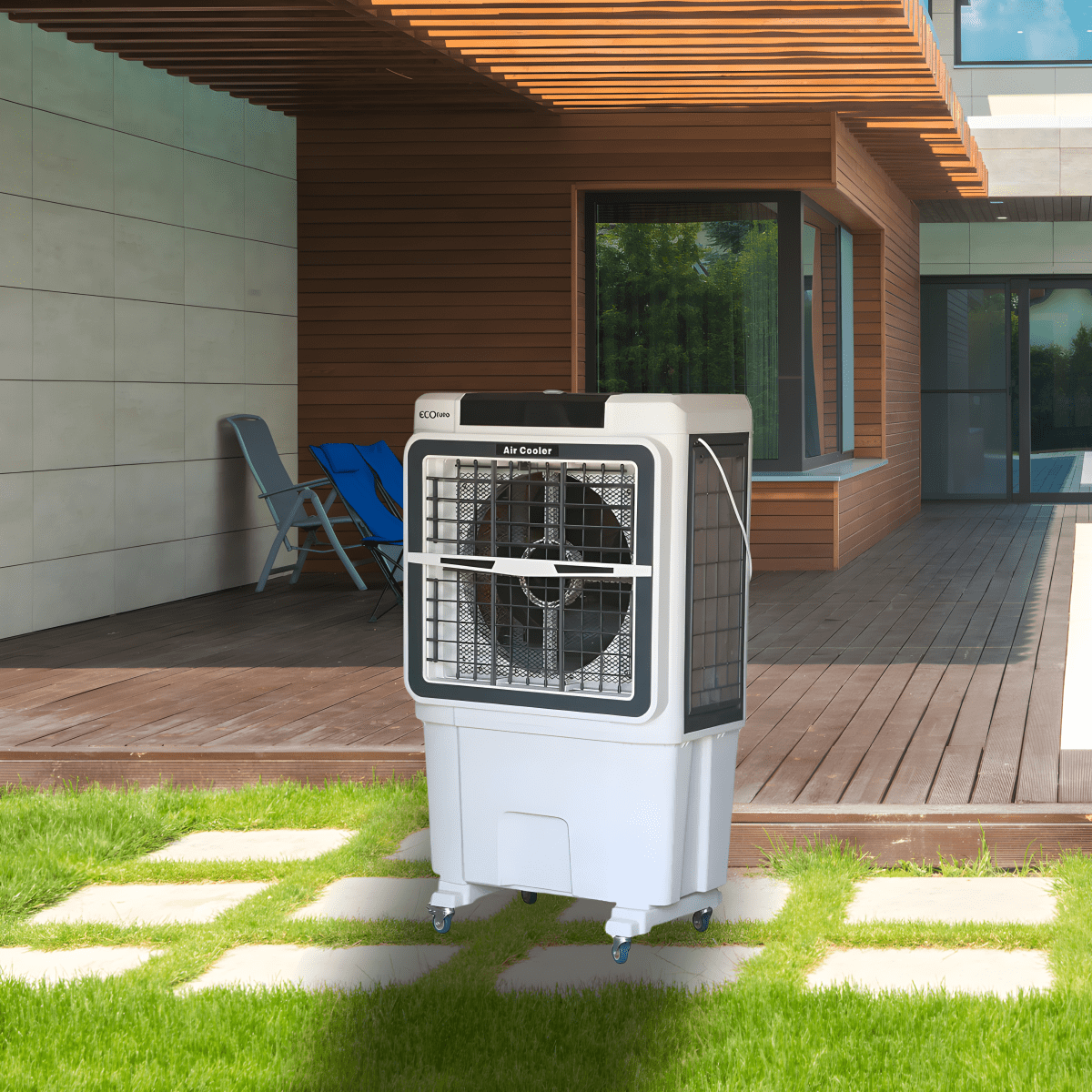 מאוורר מצנן דיגיטלי 55 ליטר עם שלט רחוק ECO