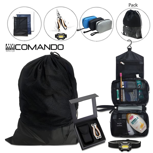 Multi-Compartment Folding Travel Bag