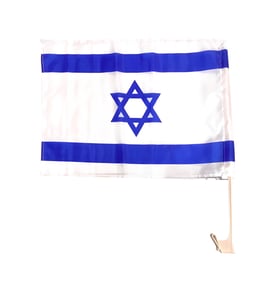 דגל לרכב לחגיגות יום העצמאות - ממד מרשים