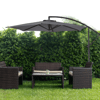 Side Umbrella Set with Base – 3 Meter Diameter, UV Protection