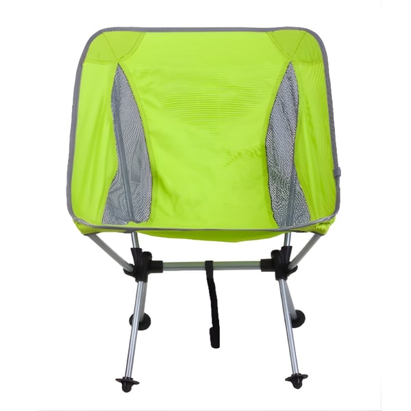 כיסא קפיצי נייד בצבע ירוק לימון