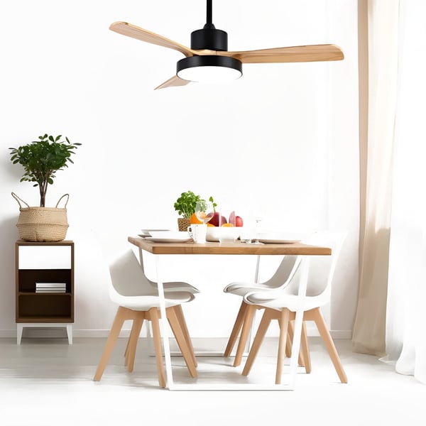 Elegant Ceiling Fan with LED Light and Remote