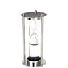 Chrome Nickel and Glass Hourglass - Precise and Decorative